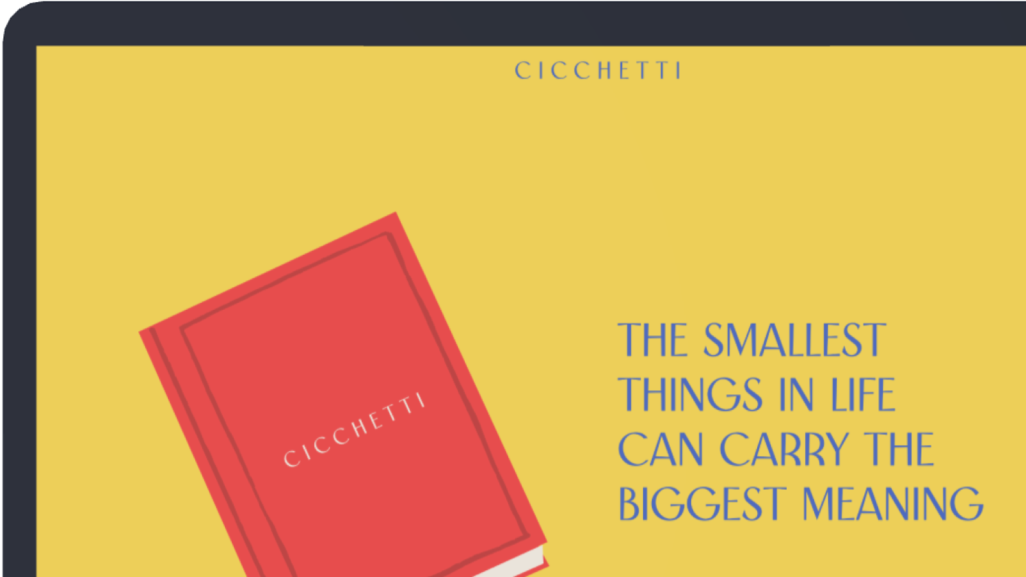 Cicchetti Website Mockup